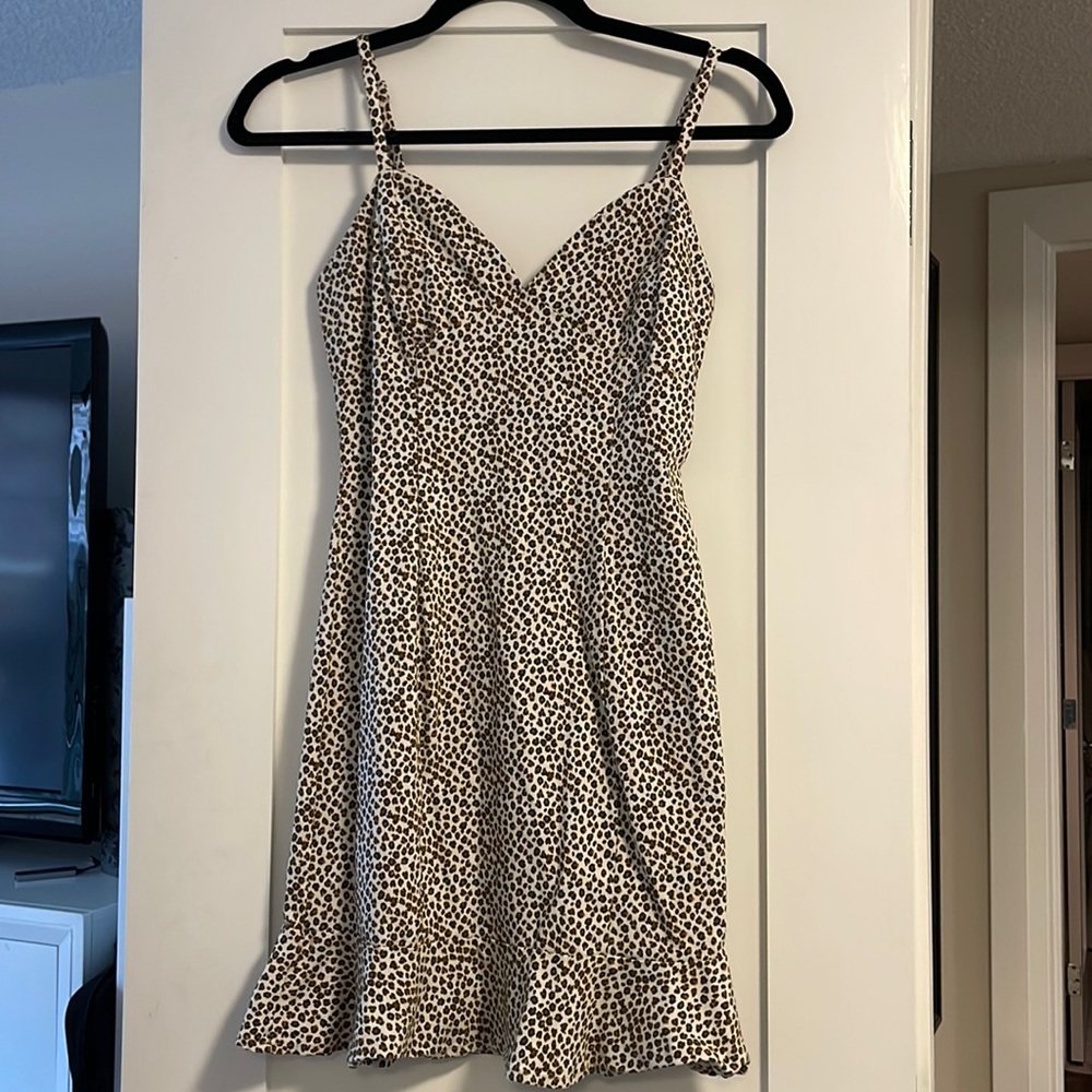 Leopard print dress size S